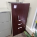 Brown and White Storage Tower with Wardrobe, Shelving, Filing